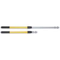 Hygen Quick Connect Short Handle, Aluminum, Quick-Connect Tip, 2" Diameter, 40" Length Ontario Packaging