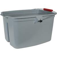 Double Utility Pail, 5 US Gal. (20 qt.) Capacity, Grey JE888 | Ontario Packaging