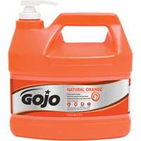 Natural Orange™ Hand Cleaner, Pumice, 3.78 L, Pump Bottle, Citrus/Orange NI254 | Ontario Packaging