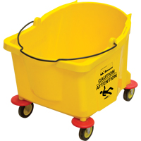 Mop Bucket, 9.5 US Gal. (38 qt.) Capacity, Yellow JG812 | Ontario Packaging