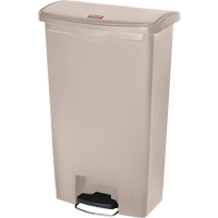 Slim Jim&reg; Waste Container, Resin, 18 US gal. Capacity Ontario Packaging