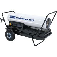 Tradesman<sup>®</sup> Forced Air Heater, Fan, Kerosene, 125,000 BTU/H JG958 | Ontario Packaging