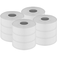 Pro Select Toilet Paper, Jumbo Roll, 2 Ply, 500' Length, White Ontario Packaging