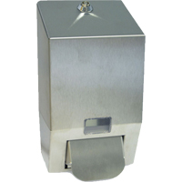Stainless Steel Soap Dispenser, Push, 1000 ml Capacity, Cartridge Refill Format JH176 | Ontario Packaging