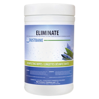 Eliminate Virucide Wipes, 7" x 8", 180 Count Ontario Packaging