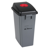 Recycling & Garbage Bin with Classification Lid, Plastic, 16 US gal. Ontario Packaging