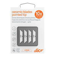 Slice Pointed-Tip Ceramic Box Cutter Blades, Single Style Ontario Packaging