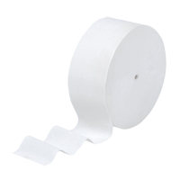 Papier hygi&eacute;nique JRT junior Scott, Rouleau Sans rouleau central, 1 Pli, Longueur 2300', Blanc Ontario Packaging