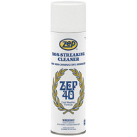 ZEP 40 Non-Streaking Multi-Surface Cleaner, Aerosol Can JK555 | Ontario Packaging