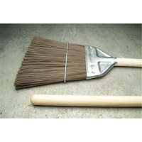 Railroad Broom, Wood Handle, Polypropylene Bristles, 55" L Ontario Packaging