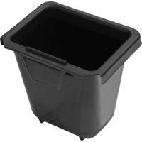 Waste Container, Deskside, Polyethylene, 4-1/4 US Qt. Ontario Packaging