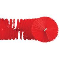 Brosse recourb&eacute;e, Soies Moyen/Ferme, Longueur de 15-1/2", Rouge Ontario Packaging