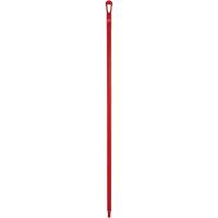 Ultra Hygiene Handle, Broom/Scraper/Squeegee, Red, Ergonomic, 59" L Ontario Packaging