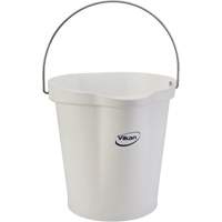Seau hygi&eacute;nique pour service alimentaire, Blanc, 3 gal. US Ontario Packaging