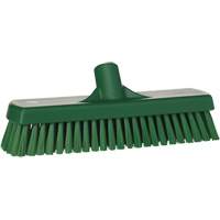 Deck & Wall Scrub Brush, Stiff Bristles, 12", Polyester, Green Ontario Packaging