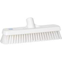 Brosse &agrave; r&eacute;curer pour planchers et murs, Crins Ferme, 12", Polyester, Blanc Ontario Packaging
