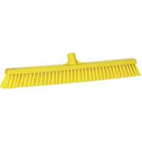 Balai-brosse &agrave; soies combin&eacute;es, Crins Cors&eacute;/Fin, 24", Polyester, Jaune Ontario Packaging
