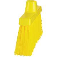 ColorCore Angle Head Broom, Medium Bristles, 10", Polypropylene, Yellow JM126 | Ontario Packaging