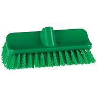 Brosse &agrave; angle double ColorCore pour surfaces hautes et basses, Soies Ferme, Longueur de 10", Vert Ontario Packaging
