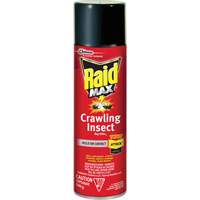 Raid&reg; Max&reg; Crawling Insect Bug Killer, 500 g, Aerosol Can, Solvent Base Ontario Packaging