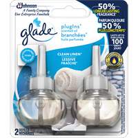 Glade&reg; PlugIns&reg; Scented Oil Refills, Clean Linen&reg;, Cartridge Ontario Packaging