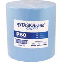 TaskBrand&reg; P80 Premium Series Wipers, Heavy-Duty, 13" L x 12" W Ontario Packaging