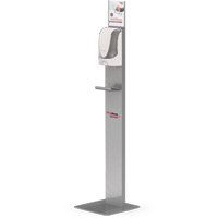 Touch-Free Hand Sanitizer Dispenser Floor Stand JM654 | Ontario Packaging