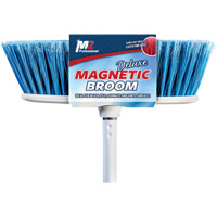 Balai magn&eacute;tique &agrave; t&ecirc;te plate avec manche, pour l'int&eacute;rieur, Longueuer de 48" Ontario Packaging