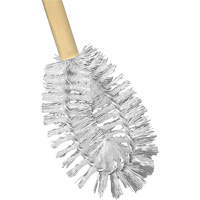 HD Toilet Brush with Wire Centre, 20" L, Polypropylene Bristles, Yellow JM742 | Ontario Packaging