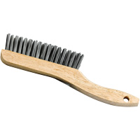 Brosse &agrave; manche en patin, Acier, 4 x 16 rangs de fils, Longueur 9-3/4" Ontario Packaging