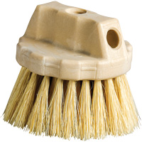 Round Cleaning Brush, 5" L, Tampico Bristles, Beige JM755 | Ontario Packaging