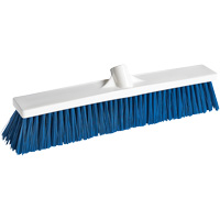 Foodservice Push Broom, Medium Bristles, 18", Polypropylene, White Ontario Packaging