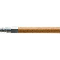 Handle with Metal Tip, Wood, ACME Threaded Tip, 15/16" Diameter, 54" Length Ontario Packaging
