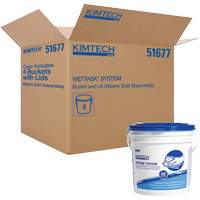 WetTask™ Wiping System Bucket with Lid JN119 | Ontario Packaging