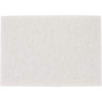 Tampon pour planchers TopLine Speed, 14" x 20", Lustrage/Nettoyage/Polissage, Blanc Ontario Packaging