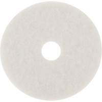 Tampon pour planchers, 10", Lustrage/Nettoyage/Polissage, Blanc Ontario Packaging