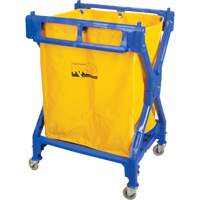Laundry Cart, Plastic, 25-3/8" W x 25" D x 38-1/2" H, 33 lbs. Capacity JN503 | Ontario Packaging
