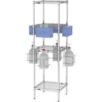 PPE Sanitizing Tree with Shelves Ontario Packaging