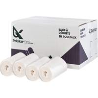 High Density Garbage Bags, Utility, 22" W x 20" L, 8 microns, Frosted, 23 L (6 Gal.) Capacity Ontario Packaging
