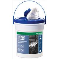 Hand Cleaning Wet Wipe Bucket, 58 Wipes, 10-3/5" x 10-3/5" JN624 | Ontario Packaging