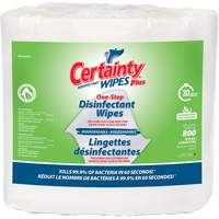 Biodegradable Plus Disinfectant Wipes, 7-9/10" x 5-9/10", 800 Count JO098 | Ontario Packaging