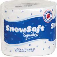Snow Soft Premium Toilet Paper, 2 Ply, 600 Sheets/Roll, 145' Length, White Ontario Packaging