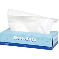 Snow Soft™ Premium Facial Tissue, 2 Ply, 7.4" L x 8.4" W, 100 Sheets/Box JO166 | Ontario Packaging