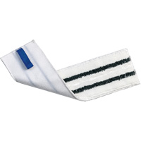 Wet Mop Pad, Scrubber, Microfibre, 4-1/2" x 18" Ontario Packaging