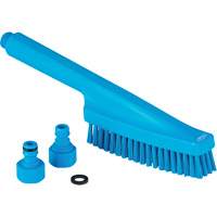 Waterfed Hand Brush, Stiff Bristles, 13" Long, Blue Ontario Packaging