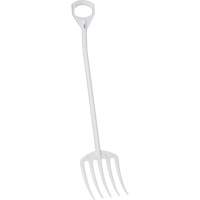 Hygienic Fork, 49" Length, Plastic, White Ontario Packaging