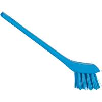 Brush with Scraping Edge, Stiff Bristles, 6" Long, Blue Ontario Packaging