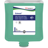Estesol<sup>®</sup> Hand, Hair and Body Cleaner, 2 L, Rain Forest, Plastic Cartridge JP515 | Ontario Packaging
