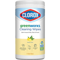 GreenWorks Cleaning Wipes, 75 Wipes Ontario Packaging