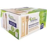 Individually Wrapped Wooden Forks JP829 | Ontario Packaging